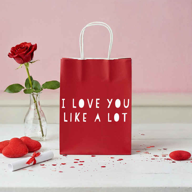 Love You a Lot Gift Bag | Large | 40 x 30 x 10 cm | Happy Mail