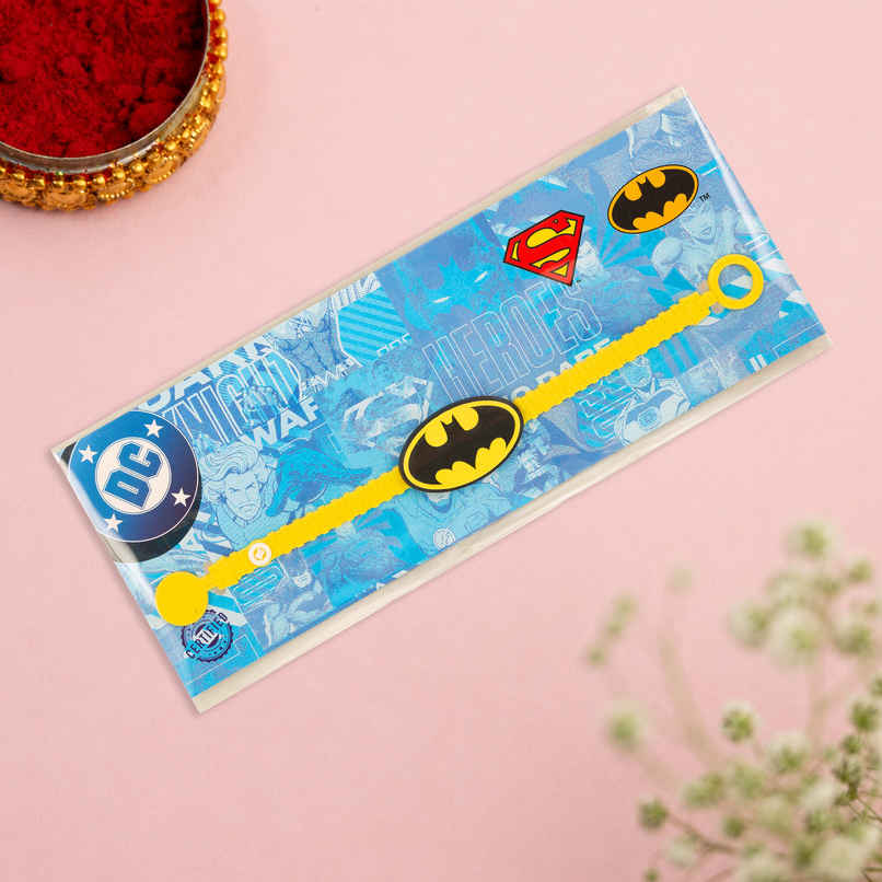 Kids Rakhi | Batman Logo | DC Comics | Pack of 1 | Hamleys Kids Rakhi | Batman Logo | DC Comics | Pack of 1 | Hamleys