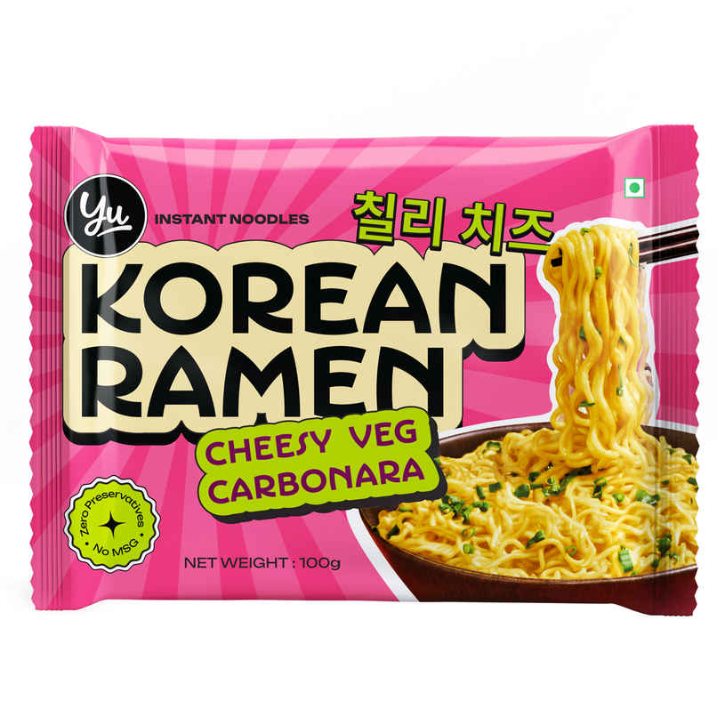 Yu Cheesy VEG Carbonara - Korean Ramen Noodles Yu Cheesy VEG Carbonara - Korean Ramen Noodles