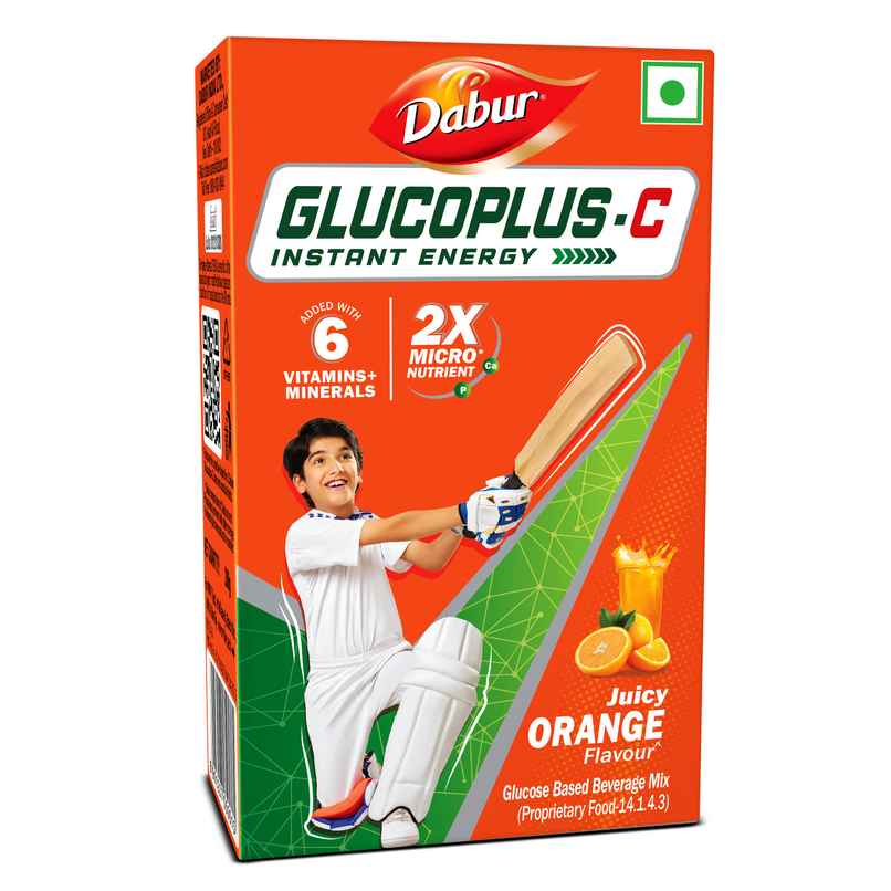 Dabur Glucoplus-C Orange Instant Energy Glucose Powder
