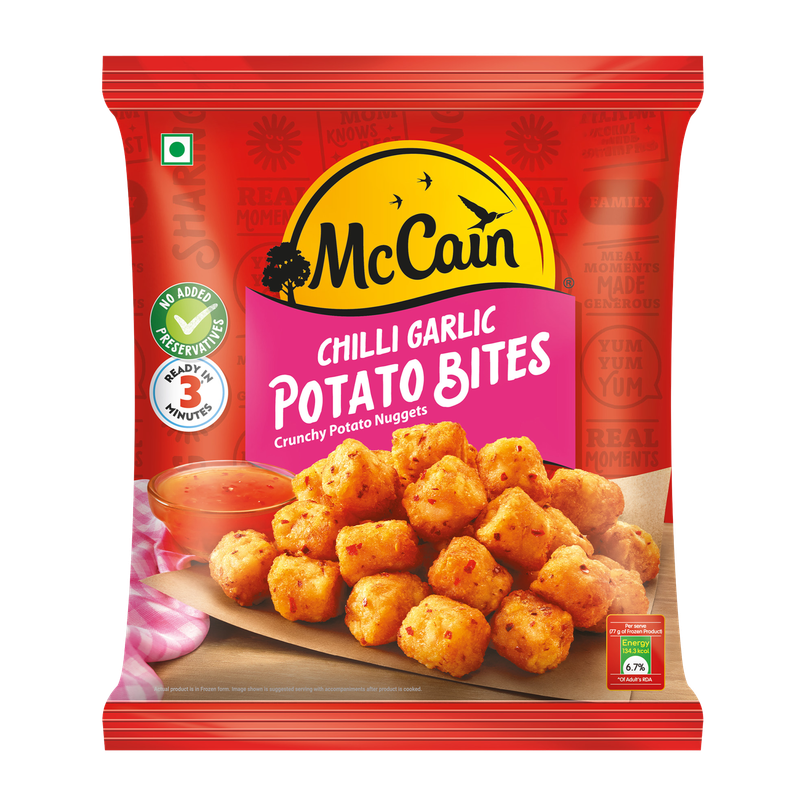 McCain Chilli Garlic Potato Bites | Party Snack McCain Chilli Garlic Potato Bites | Party Snack