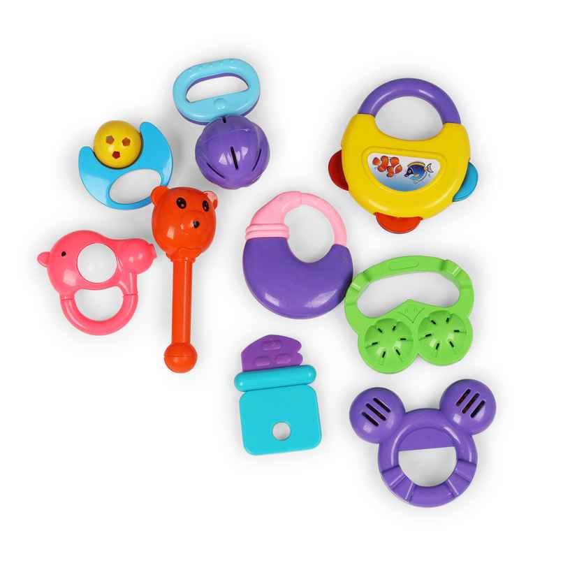 Toyzone 9 Piece Baby Rattles Toyzone 9 Piece Baby Rattles