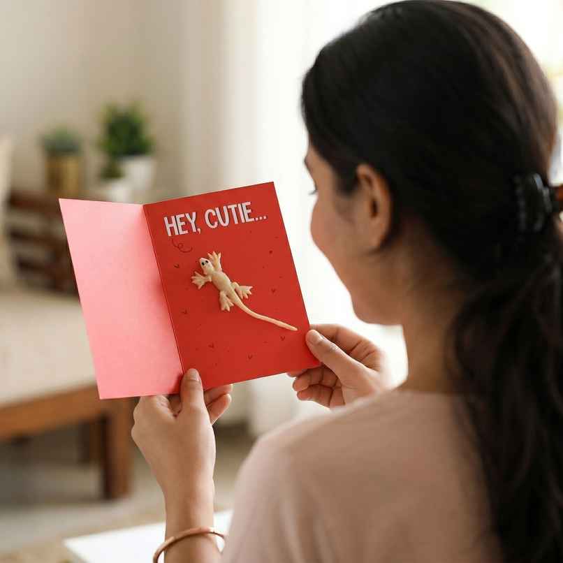 Lizard Card | April Fools Prank | Happy Mail