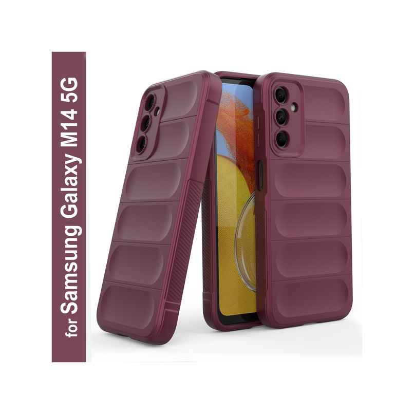 Zapcase Back Cover for Samsung Galaxy M14 5G | Magic-Plum Zapcase Back Cover for Samsung Galaxy M14 5G | Magic-Plum