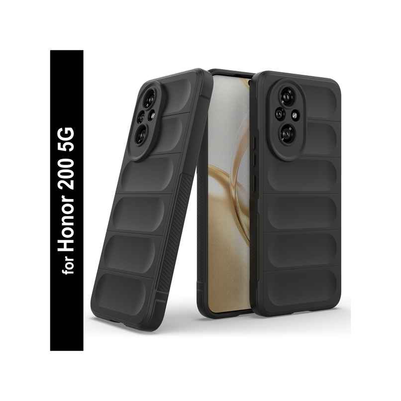 Zapcase Back Cover for Honor 200 5G | Magic-Black