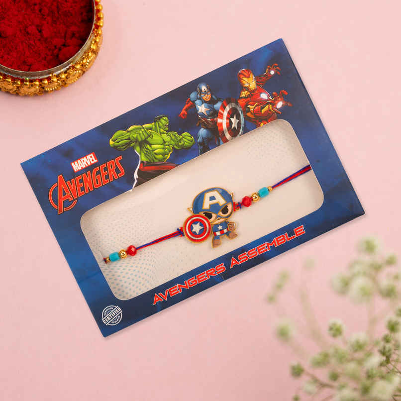Kids Rakhi | Captain America Pendant | Marvel | Pack of 1 | Hamleys Kids Rakhi | Captain America Pendant | Marvel | Pack of 1 | Hamleys