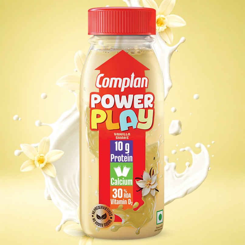 Complan Powerplay Protein Milkshake Vanilla Flavour