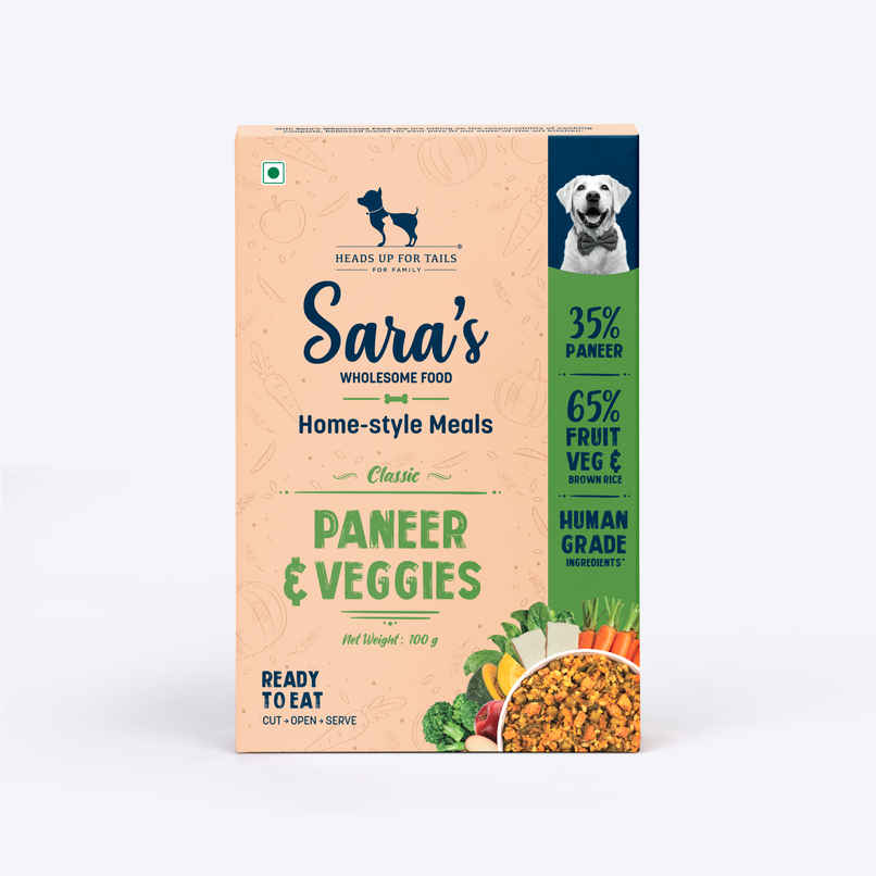HUFT Sara's Wholesome Classic Paneer and Veggies Dog Wet Food HUFT Sara's Wholesome Classic Paneer and Veggies Dog Wet Food