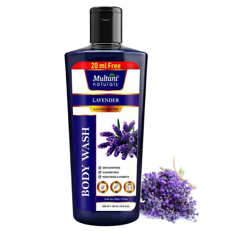 Multani Naturals Lavender Body Wash | Helps Cleanse and Hydrates Skin Multani Naturals Lavender Body Wash | Helps Cleanse and Hydrates Skin