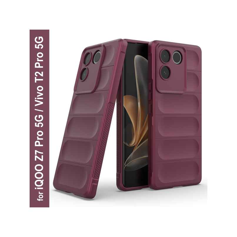 Zapcase Back Cover for iQOO Z7 Pro 5G | Magic-Plum