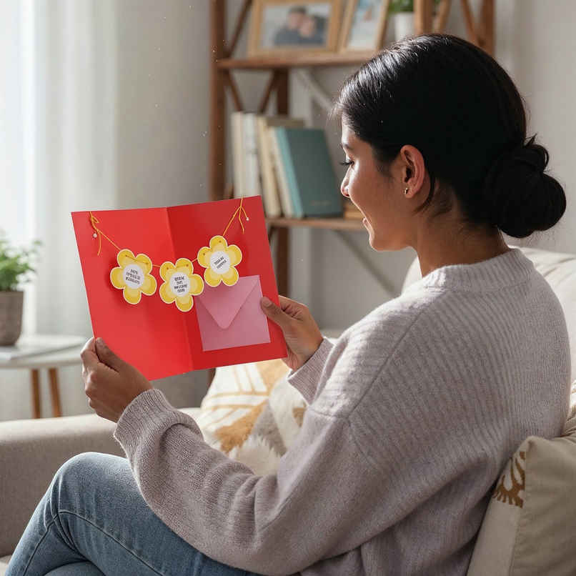 Mothers Day DIY Flower Banner Greeting Card | Oye Happy Mothers Day DIY Flower Banner Greeting Card | Oye Happy