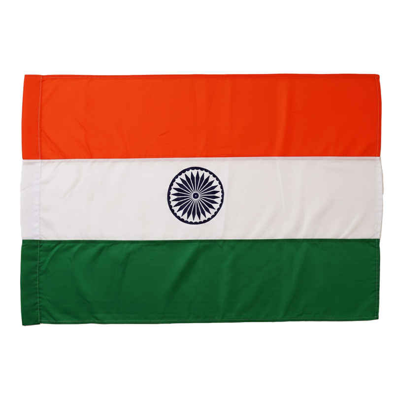 Indian Flag Medium | 3 x 4.5 ft | Tricolor Flag for Cricket Match Parties | Propcon