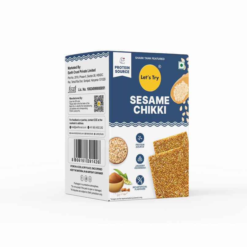 Let's Try Sesame Chikki | Sweet & Crunchy