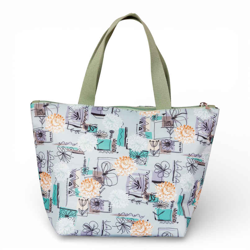 HOOM Print Lunch Bag with Met-PET Aluminium Insulation | Stylish, Functional & Keeps Food Fresh