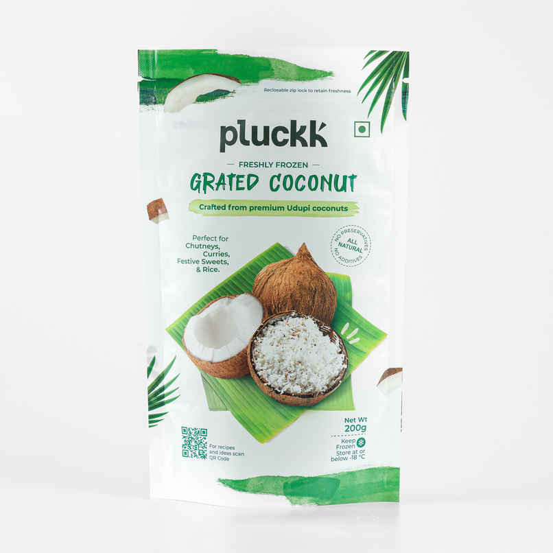 Pluckk Freshly Frozen Grated Coconut