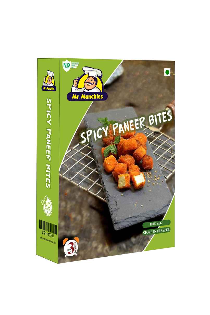 Mr. Munchies Spicy Paneer Bites