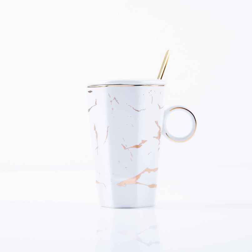 Gibox Frosting Mug Ceramic Marble Set White Gibox Frosting Mug Ceramic Marble Set White