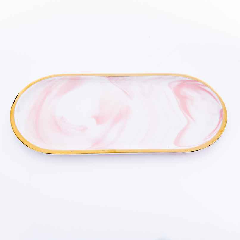 Gibox Small Tray Ceramic Tray Pink