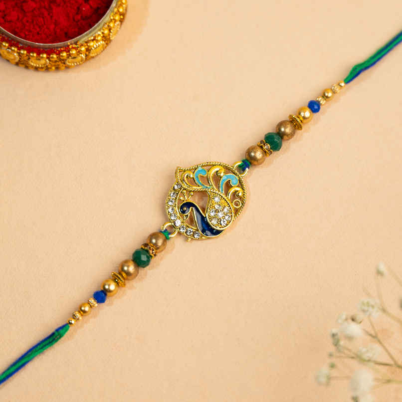 Rakhi for Brother | Peacock | Pack of 1 | Shree Rakhi Rakhi for Brother | Peacock | Pack of 1 | Shree Rakhi