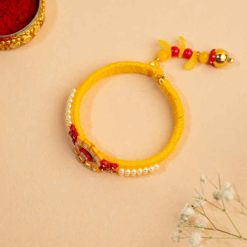 Lumba Rakhi for Bhabhi | Studded | Pack of 1 | Avyaan Rakhi Lumba Rakhi for Bhabhi | Studded | Pack of 1 | Avyaan Rakhi