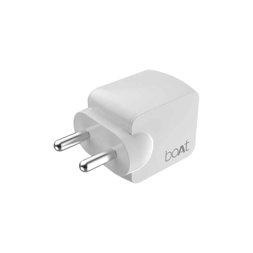 boAt 35W GaN Wall Charger w/GaN Chip Tech, Fast Charging w/PD,PPS & QC 3.0 (Crystal White)