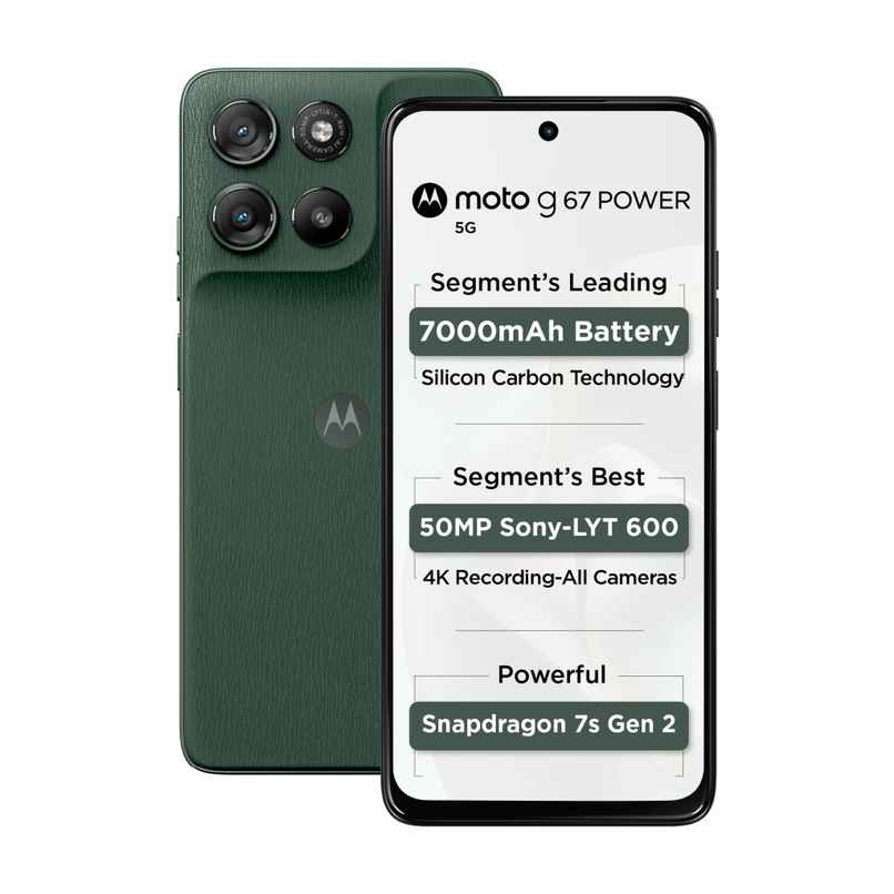 Motorola g67 Power Pantone Cilantro 8GB RAM 128GB Storage