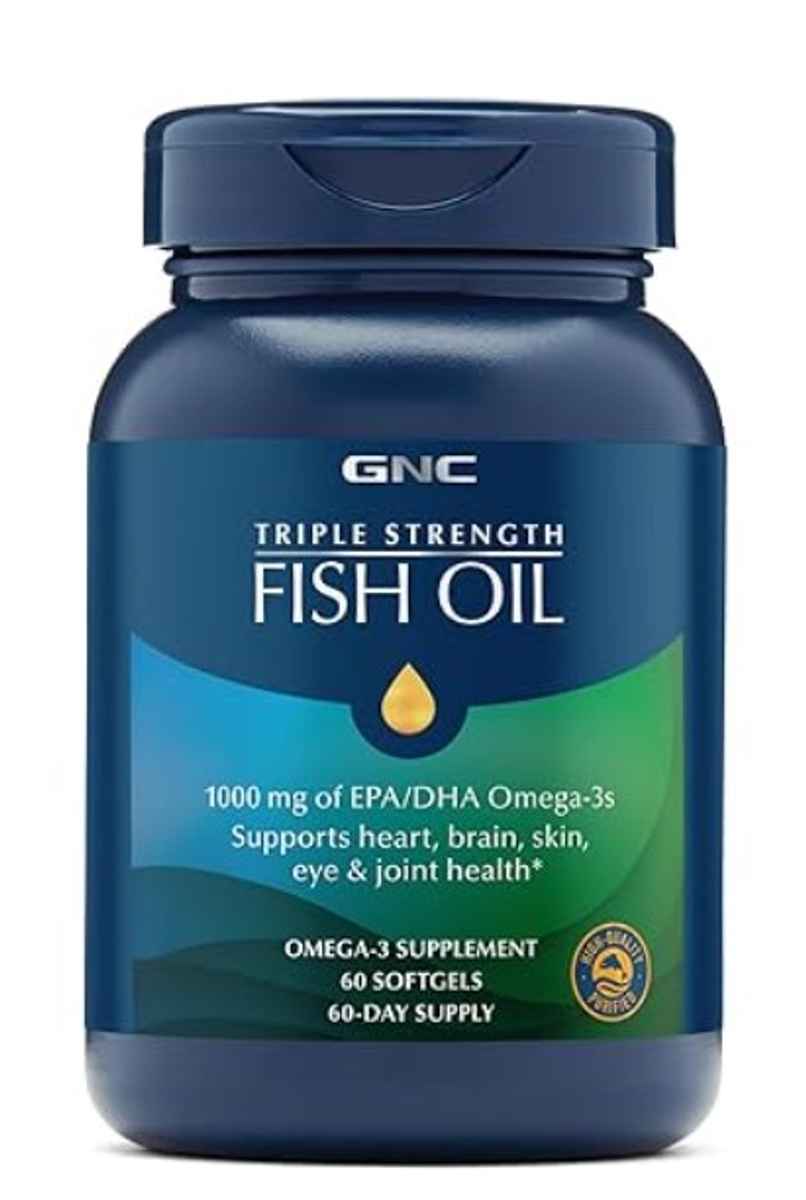 GNC Triple Strength Fish Oil Softgels