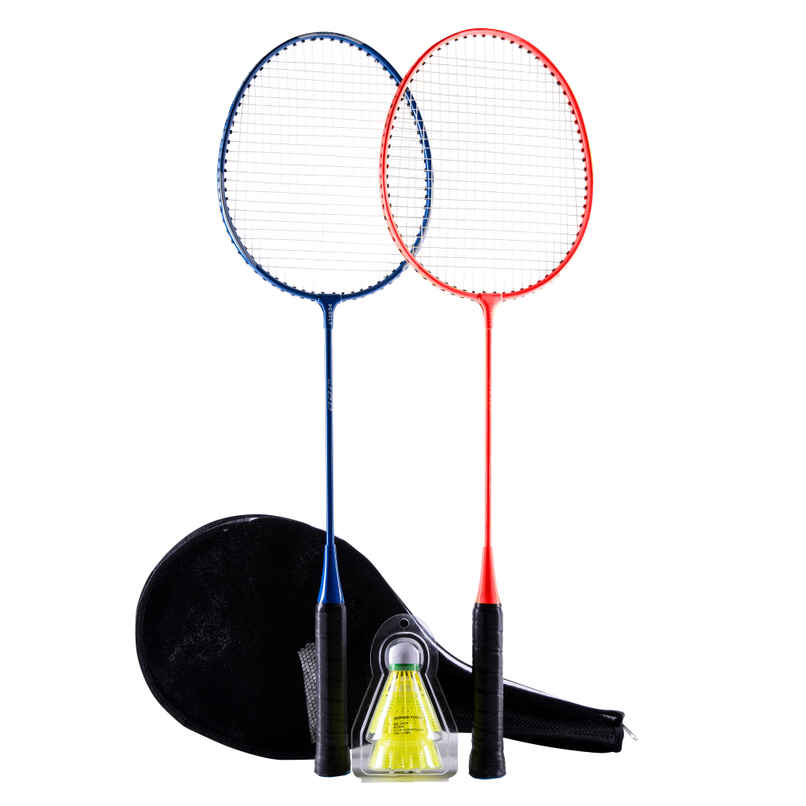 Decathlon Perfly Br100 Badminton Racket Set | Blue/Red