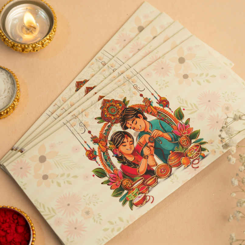 Diacraft Royal Sibling Blessings Envelope for Rakhi | Pichai Diacraft Royal Sibling Blessings Envelope for Rakhi | Pichai