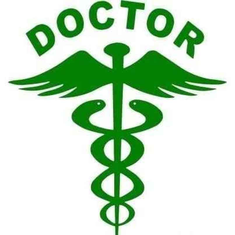 Divine Vibes Doctor Car Round Sticker | Pack of 2