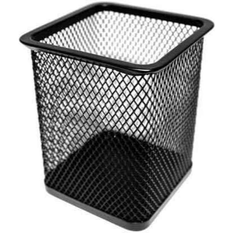 Chrome Square Pen Stand Mesh-Small Chrome Square Pen Stand Mesh-Small