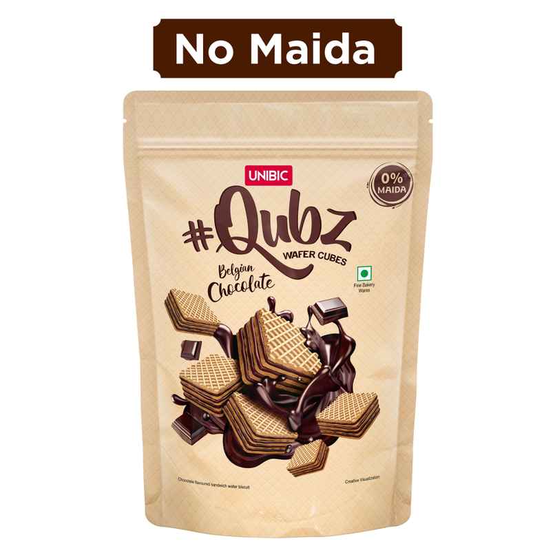 UNIBIC Wafer Belgium Chocolate Qubz