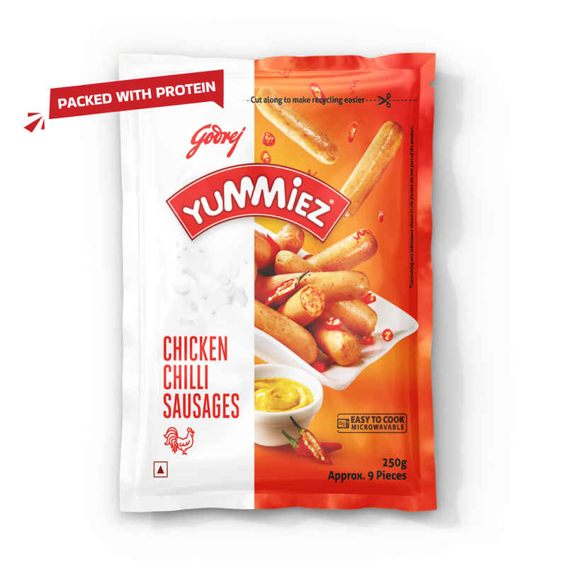 Godrej Yummiez Chilli Chicken Sausages