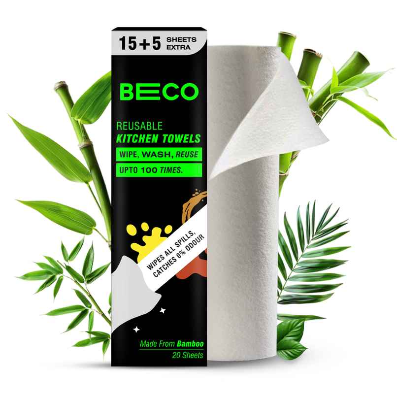 Beco Reusable Kitchen Towel Roll - 15 + 5 Sheets