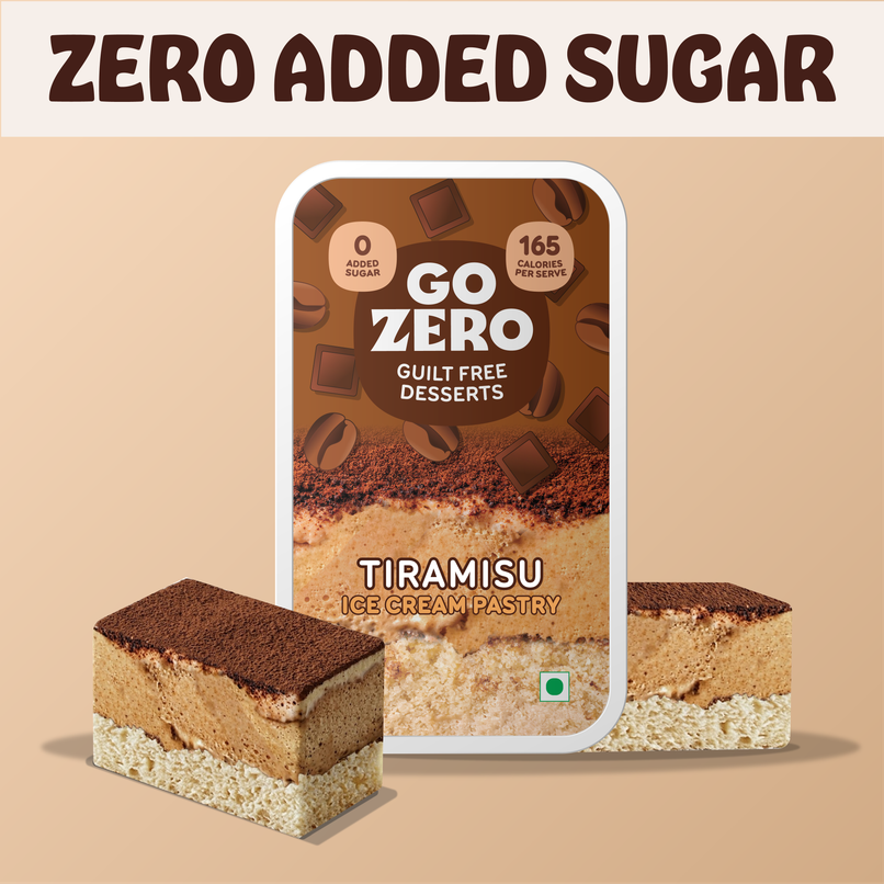 Go Zero Tiramisu Guilt Free Ice Cream Pastry