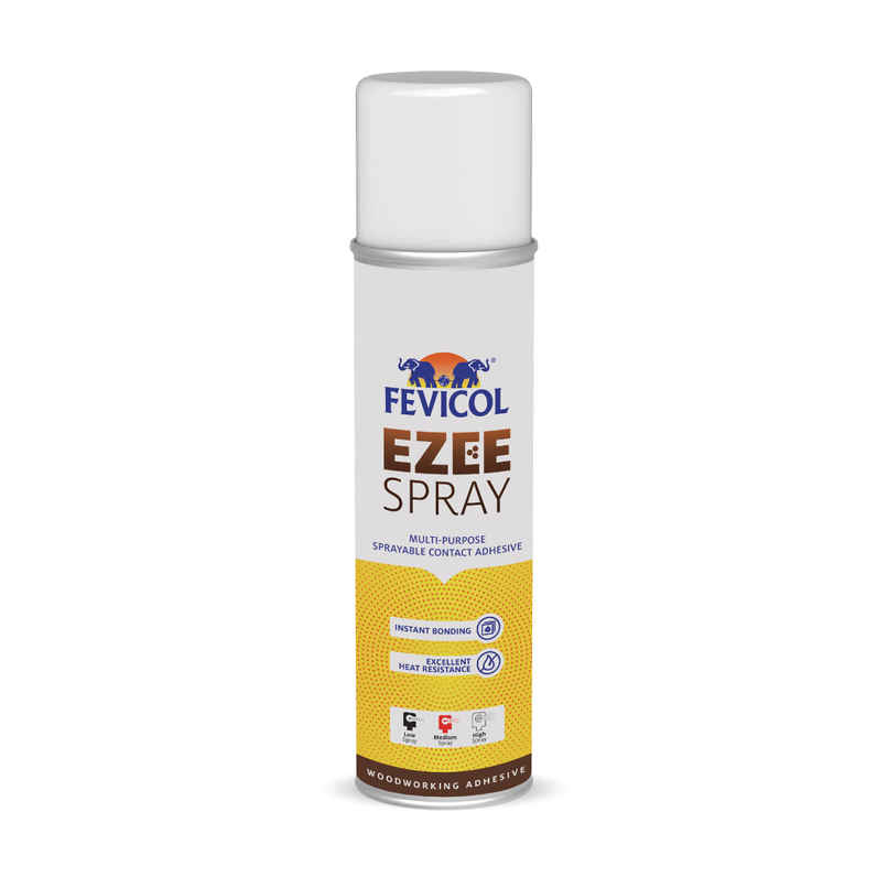Fevicol Ezee Spray Adhesive 383g-Fast 5-Min Set, Multi-Purpose Contact Glue for Woodwork & DIY