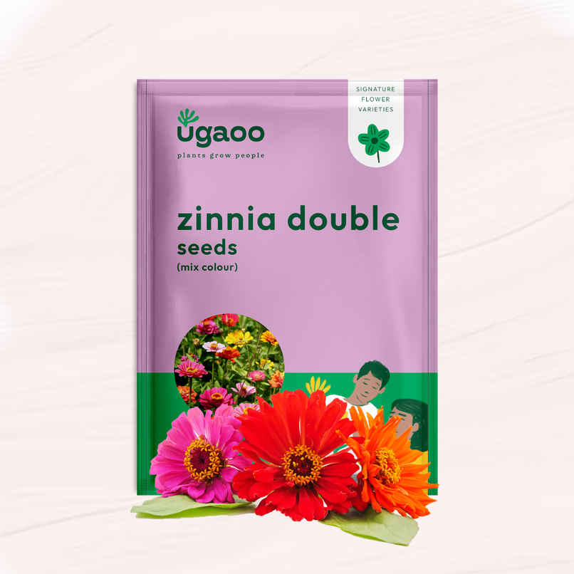 Ugaoo Zinnia Double Mix Seeds