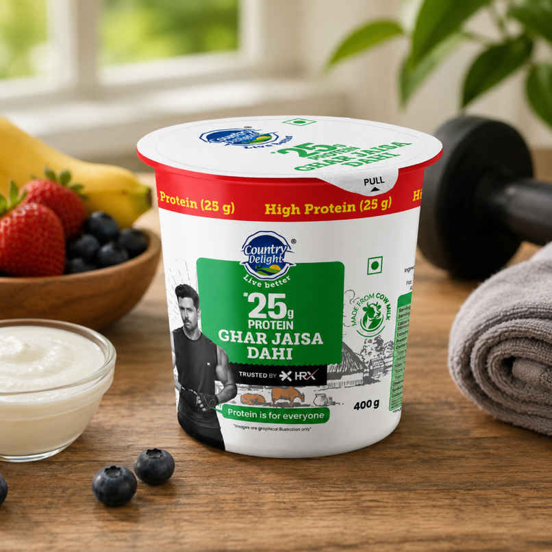 Country Delight 25g Protein HRX Ghar Jaisa Dahi Country Delight 25g Protein HRX Ghar Jaisa Dahi