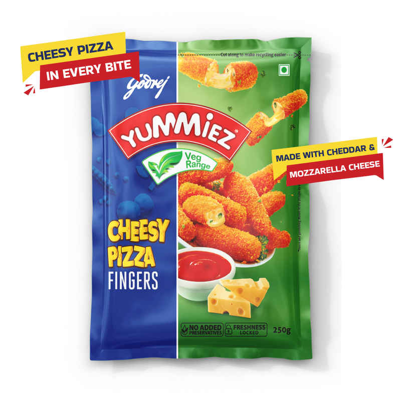 Godrej Yummiez Cheesy Pizza Fingers