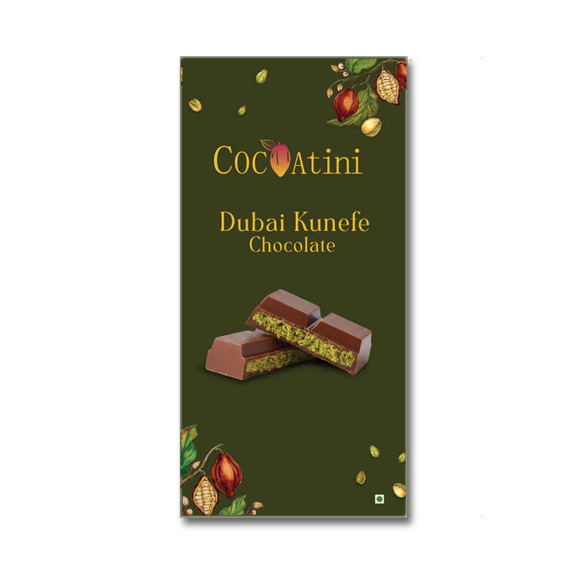 Karachi Bakery Dubai Kunefe/Kunafa Milk Chocolate Bar