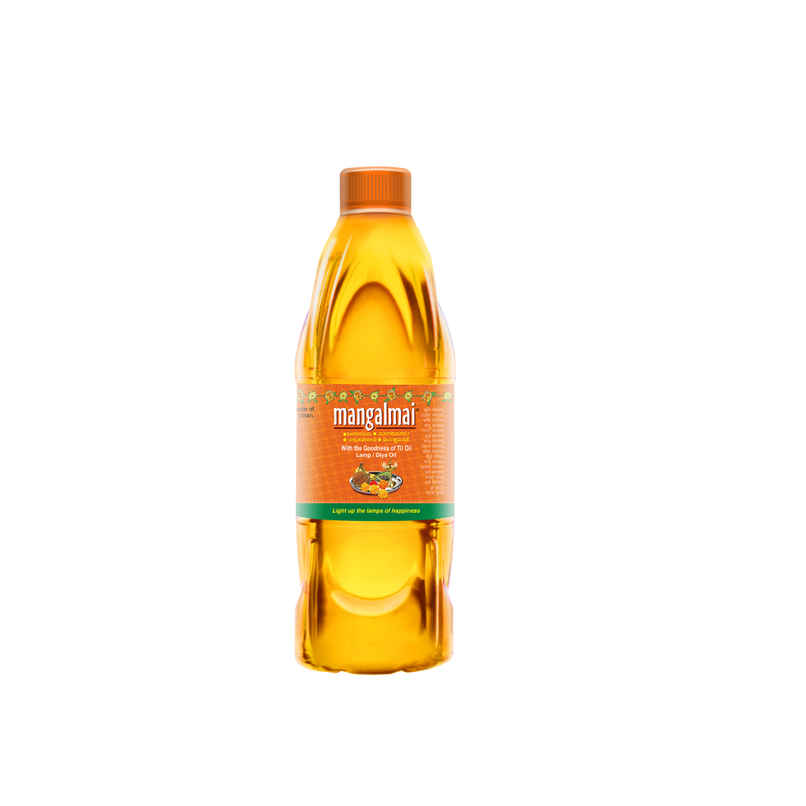 Mangalmai Pooja Oil Til & Veg Oil Blend for Smokeless Diya Light