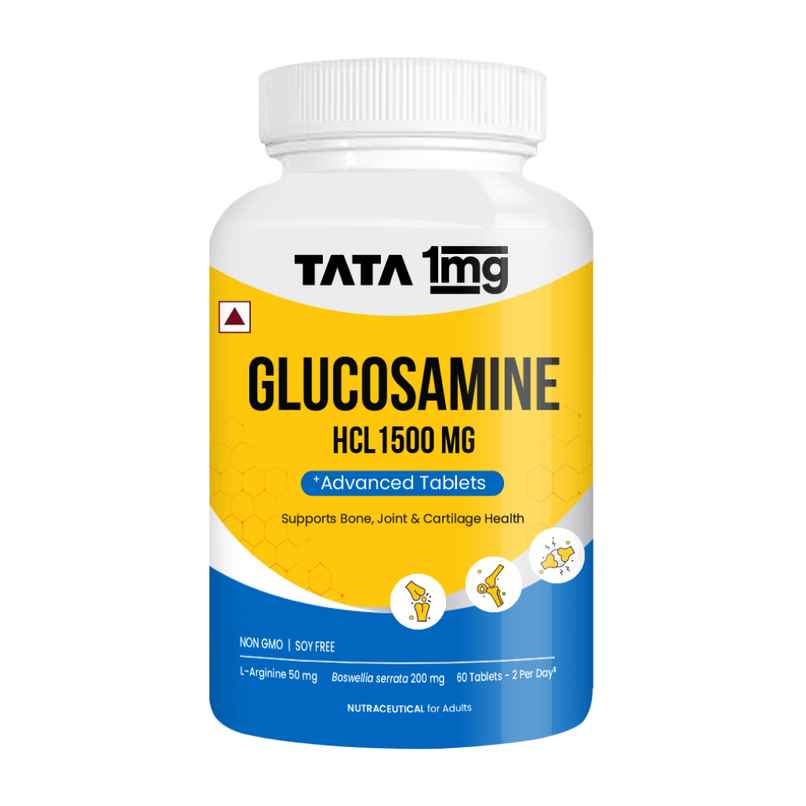 Tata 1mg Glucosamine Hcl Tablet With Boswellia 60 Tablets