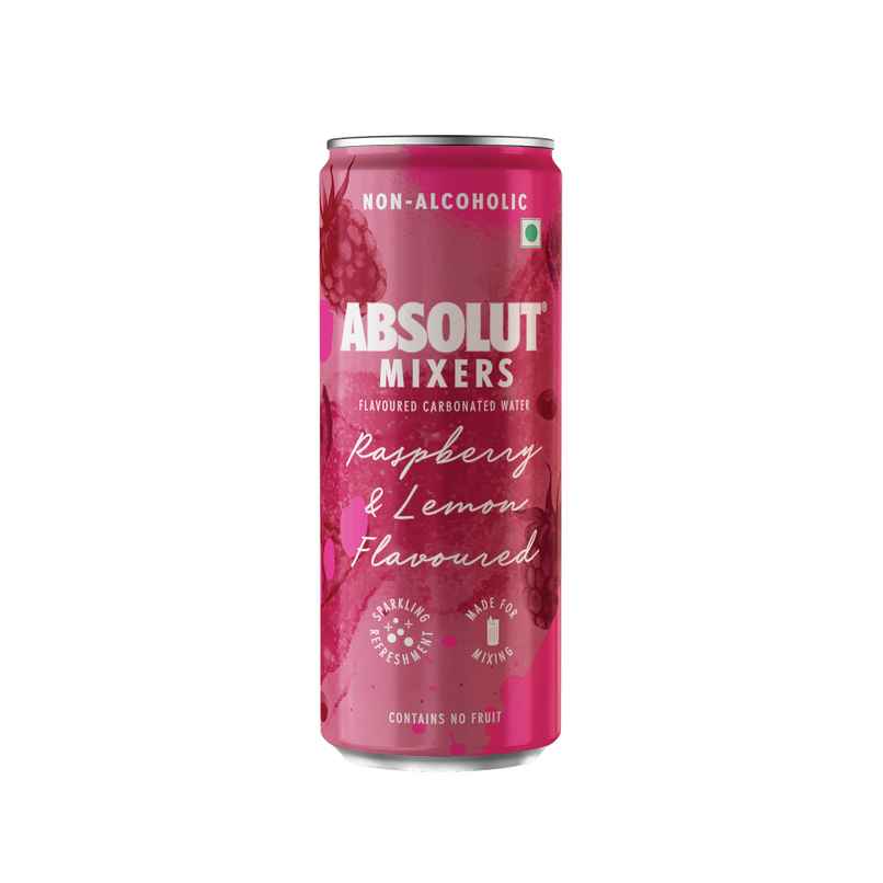 Absolut Mixers Sparkling Raspberry & Lemon Flavoured Absolut Mixers Sparkling Raspberry & Lemon Flavoured