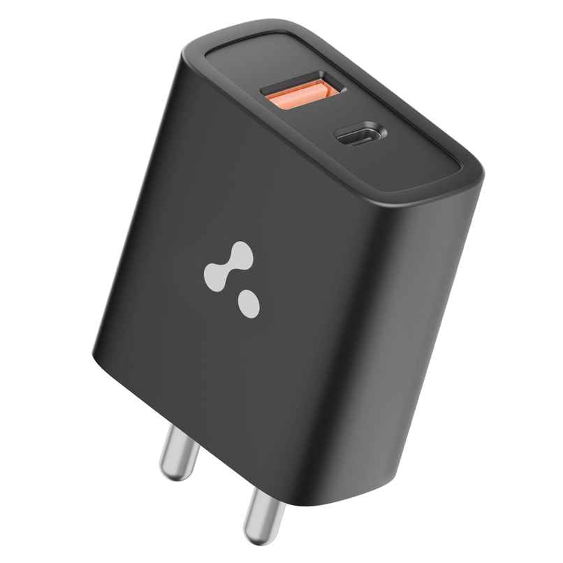 Ambrane 33W Usb & Type-C Dual Port Fast Wall Charging Adapter With Qc & Pdtechnoloy (Raap M33)