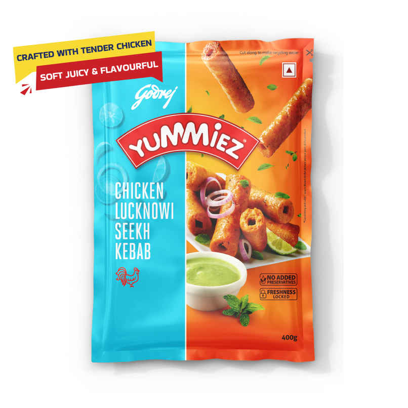 Godrej Yummiez Chicken Lucknowi Seekh Kebab