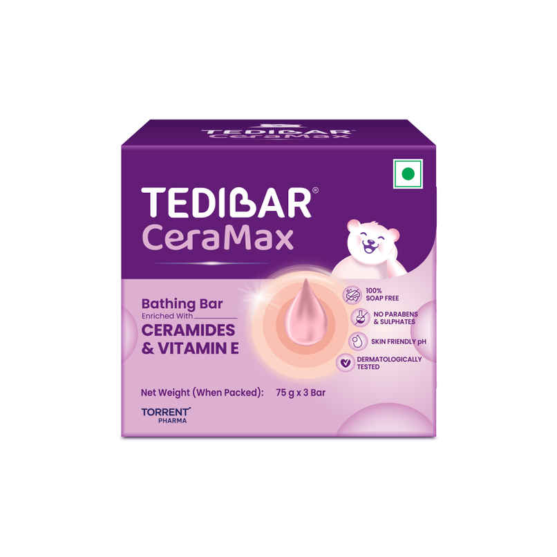 Tedibar Family Ceramax Bathing Bar | Enriched with Ceramides & Vitamin E
