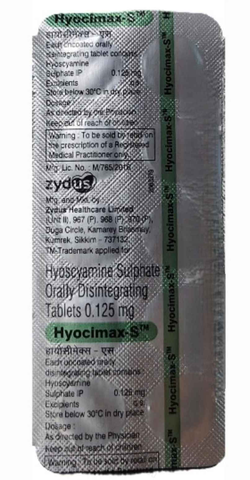 Hyocimax-S Tablet Hyocimax-S Tablet