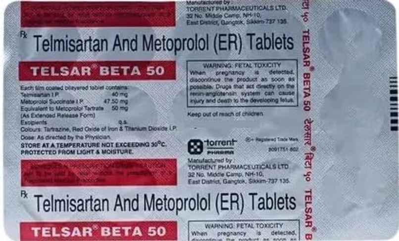 Telsar Beta 50 Tablet ER Telsar Beta 50 Tablet ER