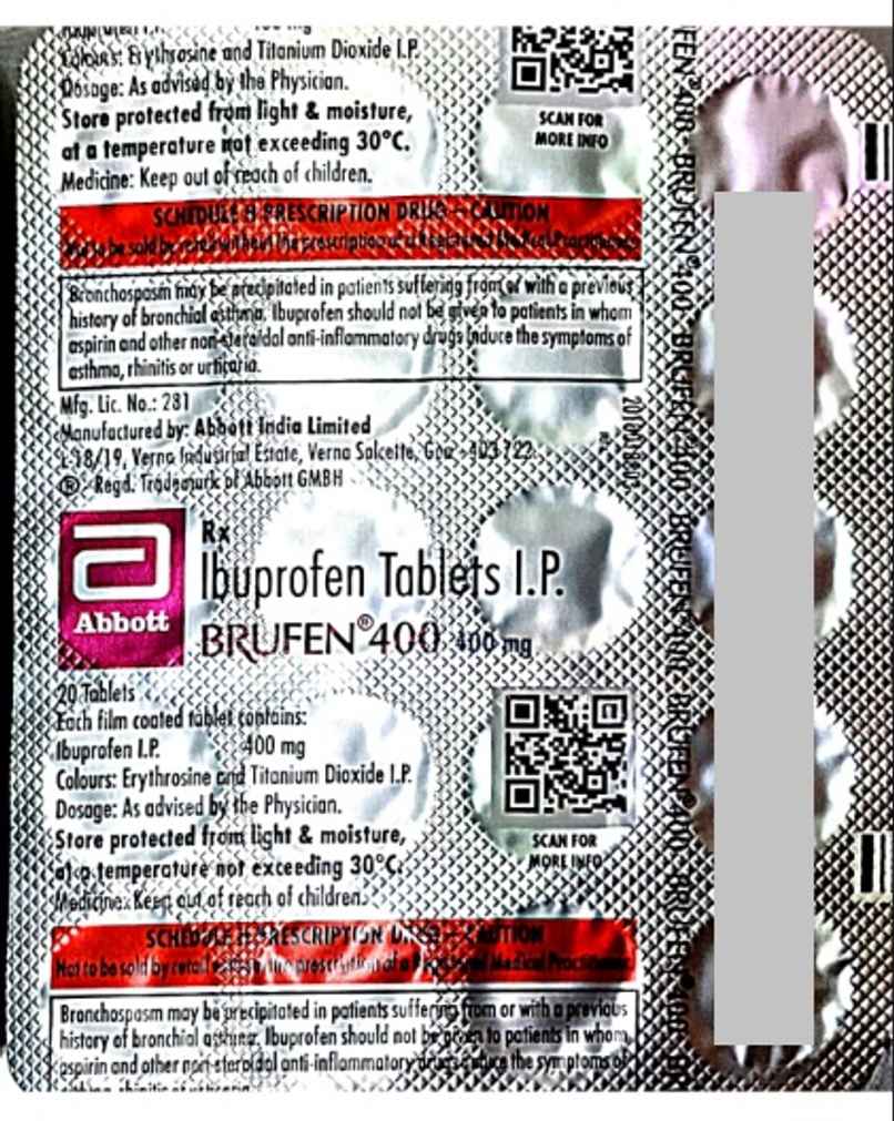 Brufen 400 Tablet