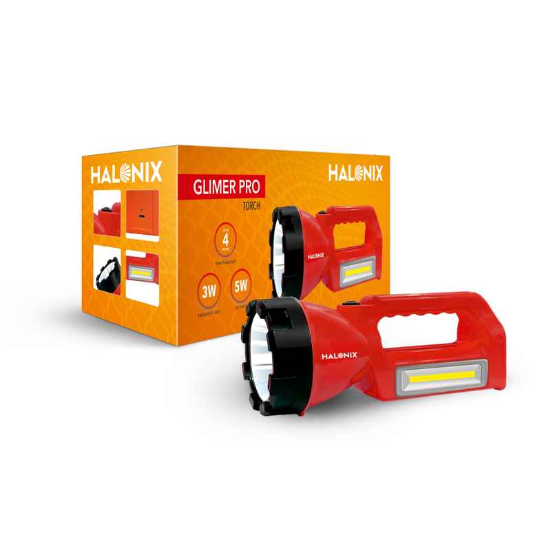 Halonix 5w Glimer Pro Rechargeable Torch